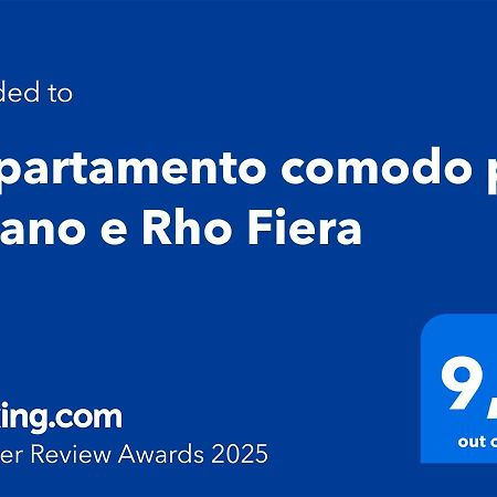 Appartamento Comodo Per Milano E Rho Fiera Exterior photo